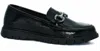 THE FLEXX CHIC LOAFERS IN BLACK PATENT