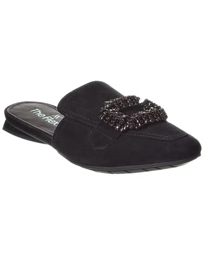 The Flexx Gemma Suede Flat In Black