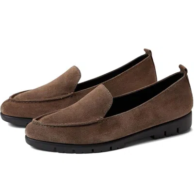 The Flexx Go Go Loafer Grafite Suede Slip-on Comfort Shoes Zap777 In Brown