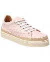 The Flexx Hi Tide Leather Sneaker In Pink