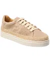 The Flexx Hi Tide Suede Sneaker In Gold