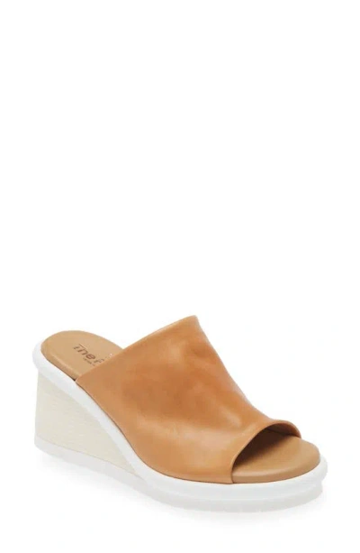 The Flexx Mary Wedge Sandal In Brown
