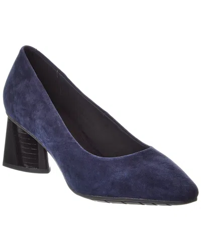 The Flexx Mirta Suede Pump In Blue