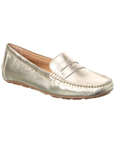The Flexx Penny Loafer Leather Loafer In Gold