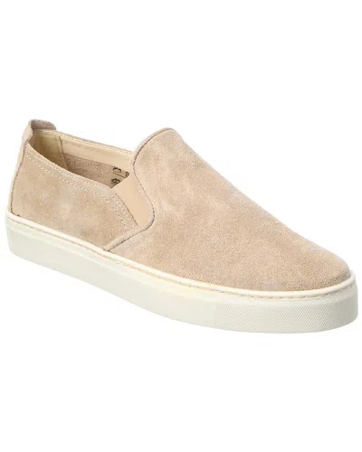 The Flexx Sneak Name Slip Leather Slip-on In Neutral