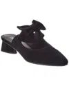 The Flexx Stacey Suede Flat In Black