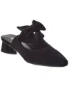 The Flexx Stacey Suede Flat In Black