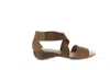 The Flexx Sunglass Too Sandal In Cognac In Green