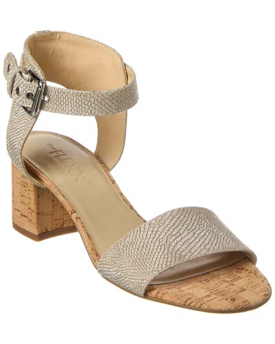 The Flexx Tgif Leather Sandal In Gold