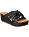 The Flexx Theo Platform Sandal In Black
