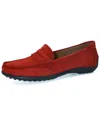 The Flexx Winter Loafer Suede Loafer In Burgundy