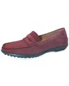The Flexx Winter Loafer Suede Loafer In Burgundy