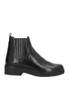 The Flexx Woman Ankle Boots Black Size 9.5 Leather In Black