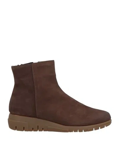 The Flexx Woman Ankle Boots Dark Brown Size 5.5 Leather