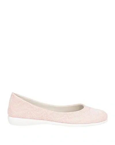 The Flexx Woman Ballet Flats Pink Size 5.5 Leather