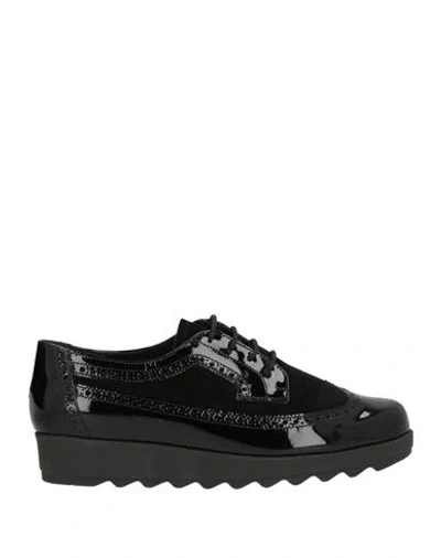 The Flexx Woman Lace-up Shoes Black Size 9 Leather