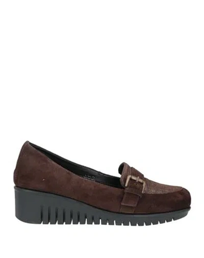 The Flexx Woman Loafers Brown Size 7 Leather