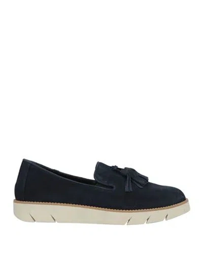 The Flexx Woman Loafers Midnight Blue Size 8 Leather