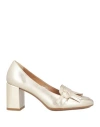The Flexx Woman Loafers Platinum Size 7 Leather In Grey