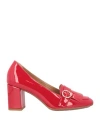 The Flexx Woman Loafers Red Size 7 Leather In Red