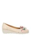 The Flexx Woman Pumps Beige Size 6 Leather In Beige
