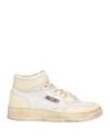 The Flexx Woman Sneakers Ivory Size 6 Leather In White