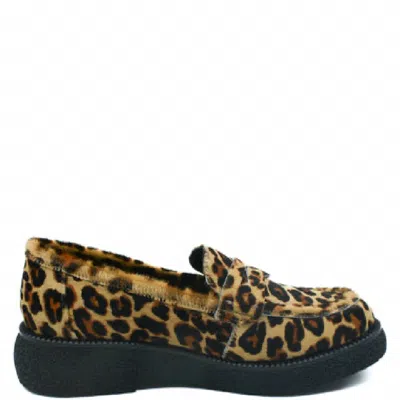 The Flexx Women's Adenike Loafer In Leopard In Multi