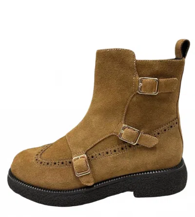 The Flexx Women's Anita Leather Ankle Boot In Tan In Brown