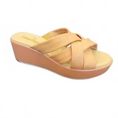The Flexx Women's Brody Sandal In Lion Softy Leather In Yellow