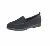 The Flexx Women's Go Go Loafer In Dark Blue Suede In Grey