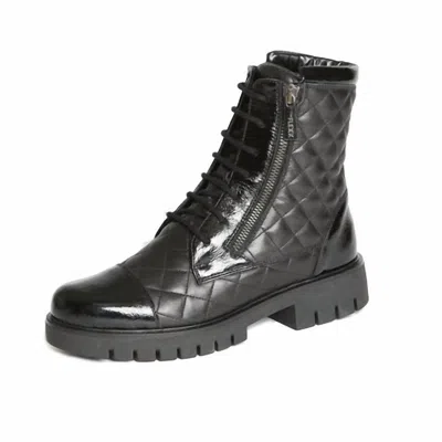 The Flexx Women's Granger Quilted Leather Boot In Black