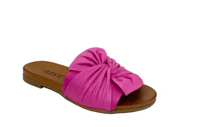 The Flexx Women's Knotty Sandal In Fuxia In Multi