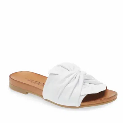 The Flexx Women's Knotty Sandal In White