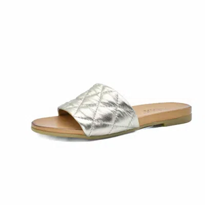 The Flexx Women's Quilty Sandals In Pewter Metallic In Multi | ModeSens