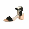 The Flexx Tgif Suede Sandal In Black