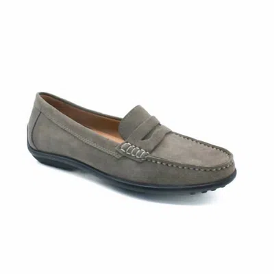The Flexx Women's Winter Leather Loafer In Almond Tan In Multi