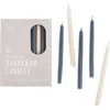The Floral Society 45-pack Mixed Hanukkah Candles In Blue