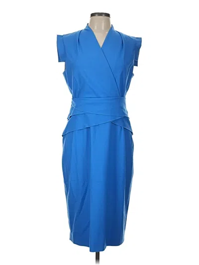 Pre-owned The Fold Cocktail Dress In Blue