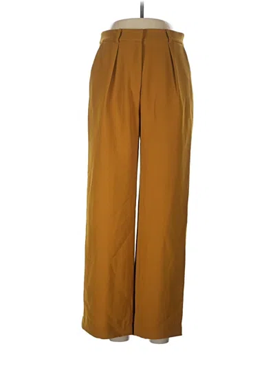 Pre-owned The Fold Dress Pants In Brown