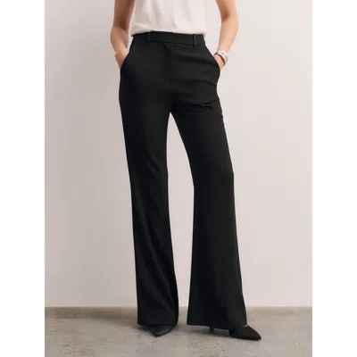 The Fold Lexington Clever Crepe Pants In Black