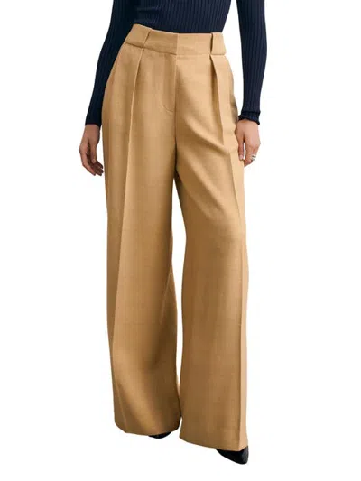 The Fold Lyon High Waist Pants In Neutral