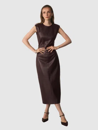 The Fold Midi Sheath Dress In Multi