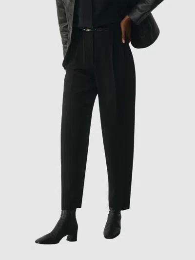The Fold Siena Barrel Ankle-grazer Trousers In Multi