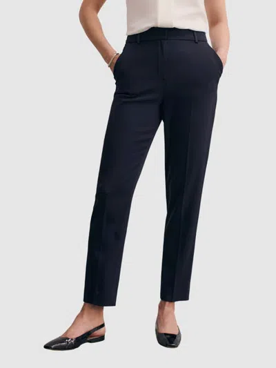 The Fold Tall Tavira Clever Crepe Pants In Blue