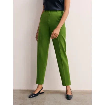 The Fold Tavira Sculpt Crepe Pants In Green