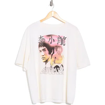 The Forecast Agency Bruce Lee Unique Graphic T-shirt In Neutral