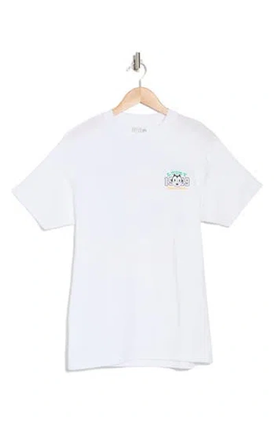 The Forecast Agency Felix The Cat Born Lucky Cotton Graphic T-shirt In White