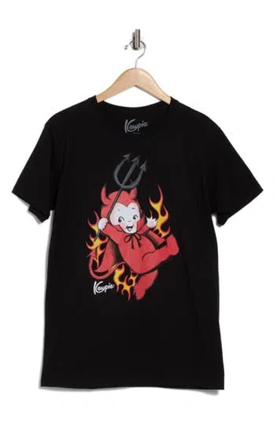 The Forecast Agency Kewpie Lil Devil Graphic T-shirt In Black