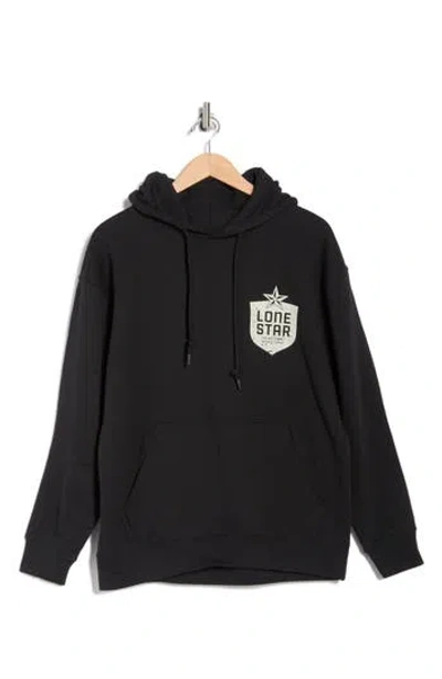 The Forecast Agency Lone Star Graphic Hoodie In Black