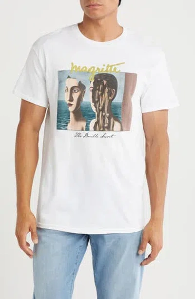 The Forecast Agency Magritte Friend Graphic T-shirt In White